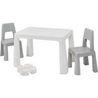 White Grey Height Adjustable Table Set
White Grey Height Adjustable Table Set