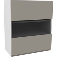 Handleless Cashmere Gloss 500mm Glass Wall Unit
Handleless Cashmere Gloss 500mm Glass Wall Unit