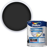 Dulux Weathershield Exterior Gloss Paint - Black - 750ml
Dulux Weathershield Exterior Gloss Paint - Black - 750ml