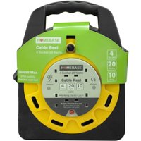 Masterplug 4 Socket Cable Reel 20m Yellow/Black
Masterplug 4 Socket Cable Reel 20m Yellow/Black
