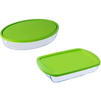 Pyrex Cook & Store 2 Piece Shallow Roaster with Lid
Pyrex Cook & Store 2 Piece Shallow Roaster with Lid