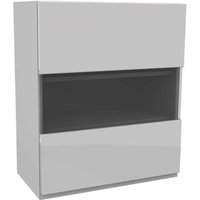 Handleless Grey Gloss 500mm Glass Wall Unit
Handleless Grey Gloss 500mm Glass Wall Unit
