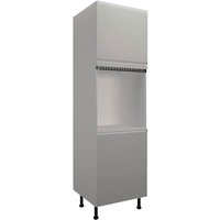 Handleless Grey Gloss Single Oven Tower