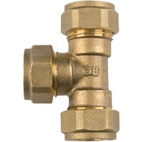 Compression Equal Tee - Brass - 15mm
Compression Equal Tee - Brass - 15mm