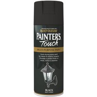 Rust-Oleum Matt Spray Paint - Black - 400ml
Rust-Oleum Matt Spray Paint - Black - 400ml