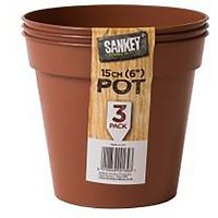 Flower Pots in Orange (Pack of 3) - 15cm
Flower Pots in Orange (Pack of 3) - 15cm