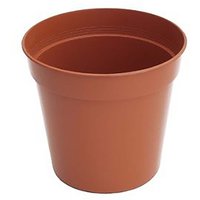 Flower Pot in Orange - 17.8cm 
Flower Pot in Orange - 17.8cm