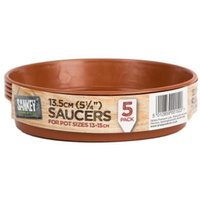 Terracotta Plant Pot Saucer (Pack of 5) - 14cm
Terracotta Plant Pot Saucer (Pack of 5) - 14cm