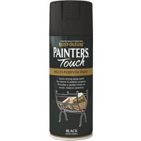 Rust-Oleum Satin Spray Paint - Black - 400ml
Rust-Oleum Satin Spray Paint - Black - 400ml