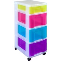 Mobile Storage Tower with 4 Drawers
Mobile Storage Tower with 4 Drawers