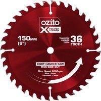 Ozito by Einhell Power X Change 150mm 36 Tooth Circular Saw Blade
Ozito by Einhell Power X Change 150mm 36 Tooth Circular Saw Blade