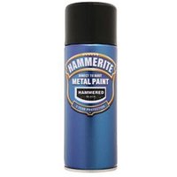 Hammerite Black - Hammered Exterior Aerosol Paint - 400ml
Hammerite Black - Hammered Exterior Aerosol Paint - 400ml