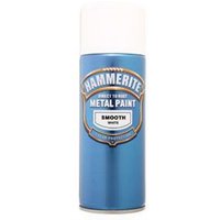 Hammerite White - Exterior Smooth Aerosol Paint - 400ml 
Hammerite White - Exterior Smooth Aerosol Paint - 400ml