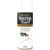 Rust-Oleum Satin Spray Paint - White - 400ml
Rust-Oleum Satin Spray Paint - White - 400ml
