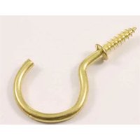 Round Cup Hook - Brass - 38mm - 3 Pack
Round Cup Hook - Brass - 38mm - 3 Pack