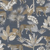 Grandeco life Jungle Fever Leopard Charcoal Wallpaper
Grandeco life Jungle Fever Leopard Charcoal Wallpaper