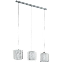 Eglo Leamington 1 Pendant Ceiling Light - Nickel & Chrome
Eglo Leamington 1 Pendant Ceiling Light - Nickel & Chrome
