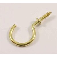 Round Cup Hook - Brass - 25 Pack
Round Cup Hook - Brass - 25 Pack