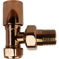 Angled Towel Rail Valve Set - Copper
Angled Towel Rail Valve Set - Copper