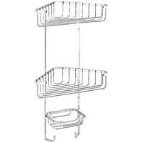 Croydex Bathroom Tidy 3 Tier Corner Basket - Chrome
Croydex Bathroom Tidy 3 Tier Corner Basket - Chrome