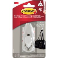 Command Medium Forever Classic Bright Chrome Metal Hook
Command Medium Forever Classic Bright Chrome Metal Hook