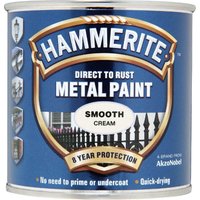 Hammerite Direct To Rust Metal Paint - Smooth Cream - 250ml
Hammerite Direct To Rust Metal Paint - Smooth Cream - 250ml