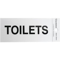 Self Adhesive Toilets Sign - 100 x 50mm
Self Adhesive Toilets Sign - 100 x 50mm