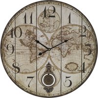 Classic Global Wall Clock with Pendulum
Classic Global Wall Clock with Pendulum