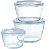 Pyrex Cook & Freeze Round 3 Piece Food Storage Set - White
Pyrex Cook & Freeze Round 3 Piece Food Storage Set - White