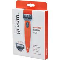 grüum Precision Razor Set - Tangerine Orange
grüum Precision Razor Set - Tangerine Orange