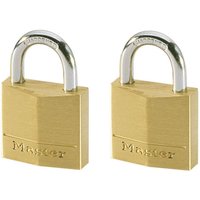 Master Lock Solid Brass Padlocks - 30mm - Pack of 2
Master Lock Solid Brass Padlocks - 30mm - Pack of 2