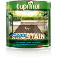 Cuprinol Anti Slip Decking Stain - Boston Teak - 2.5L
Cuprinol Anti Slip Decking Stain - Boston Teak - 2.5L