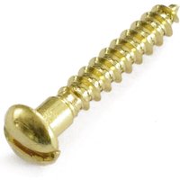 Wood Screw - Round Head - Brass - 3.5 x 20mm - 10 Pack
Wood Screw - Round Head - Brass - 3.5 x 20mm - 10 Pack