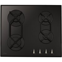 CDA HVG621BL 4 Burner Gas On Glass Hob -60cm - Black
CDA HVG621BL 4 Burner Gas On Glass Hob -60cm - Black