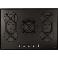 CDA HVG721BL 5 Burner Gas On Glass Hob - 70cm - Black
CDA HVG721BL 5 Burner Gas On Glass Hob - 70cm - Black
