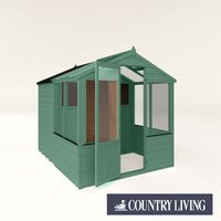 Country Living Grassthorpe 8 x 6 Traditional Apex Greenhouse Combi Shed Painted + Installation - Aurora Green
Country Living Grassthorpe 8 x 6 Traditional Apex Greenhouse Combi Shed Painted + Installation - Aurora Green
