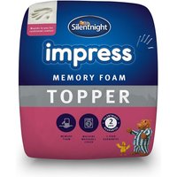 Silentnight Impress 2.5cm Memory Foam Mattress Topper - Double
Silentnight Impress 2.5cm Memory Foam Mattress Topper - Double
