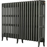 Arroll 4 Column Cast Iron Radiator 1234 X 760 - Cast Grey