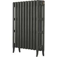 Arroll 4 Column Cast Iron Radiator 754 X 760 - Pewter