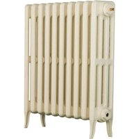 Arroll 4 Column Cast Iron Radiator 754 X 660 - Cream