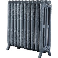 Arroll Cast Iron Radiator 844 X 760 - Cast Grey