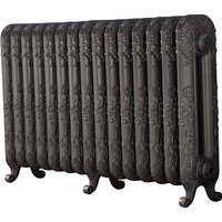 Arroll Cast Iron Radiator 1009 X 600 - Cast Grey