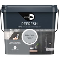 Maison Deco Refresh Kitchen & Bathroom Coating Grey Stone Concrete Effect 9Kg
Maison Deco Refresh Kitchen & Bathroom Coating Grey Stone Concrete Effect 9Kg