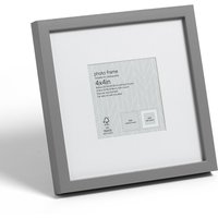 Box Photo Frame - 4x4 - Grey