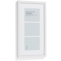 Box Photo Frame Multi Aperture - 40x20cm - White
Box Photo Frame Multi Aperture - 40x20cm - White