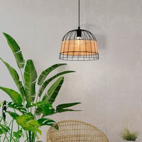 Eglo Anwick Black and Rattan Pendant
Eglo Anwick Black and Rattan Pendant