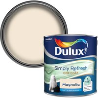 Dulux Simply Refresh One Coat Matt Emulsion Paint - Magnolia - 2.5L 
Dulux Simply Refresh One Coat Matt Emulsion Paint - Magnolia - 2.5L