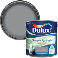 Dulux Simply Refresh One Coat Matt Emulsion Paint - Natural Slate - 2.5L
Dulux Simply Refresh One Coat Matt Emulsion Paint - Natural Slate - 2.5L