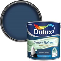 Dulux Simply Refresh One Coat Matt Emulsion Paint - Sapphire Salute - 2.5L
Dulux Simply Refresh One Coat Matt Emulsion Paint - Sapphire Salute - 2.5L