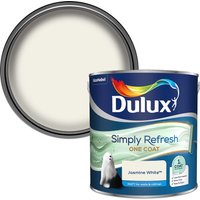 Dulux Simply Refresh One Coat Matt Emulsion Paint - Jasmine White - 2.5L 
Dulux Simply Refresh One Coat Matt Emulsion Paint - Jasmine White - 2.5L
